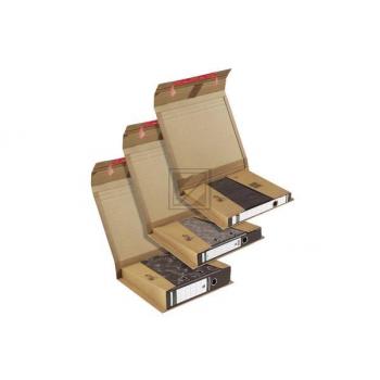 COLOMPAC Versandkarton Ordner A4 2039578 158g, braun, Kleber 20 Stück