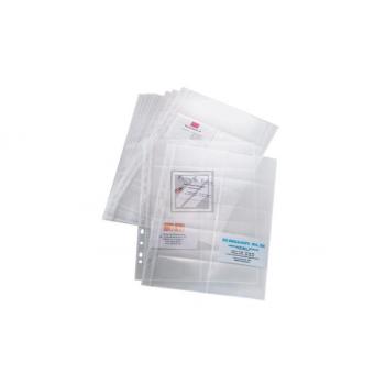 SIGEL Visitenkarten-Ringbuch 90x58mm VZ351 2-reihig, A-Z 10 Stück