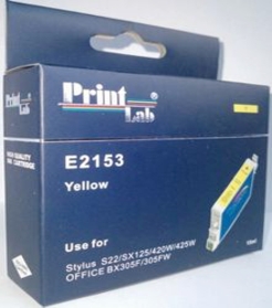 PrintLab Tintenpatrone gelb (E2153) ersetzt T1284
