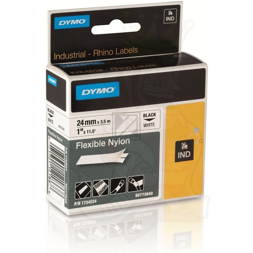1734524 DYMO ID1 24mm SCHWARZ-WEISS