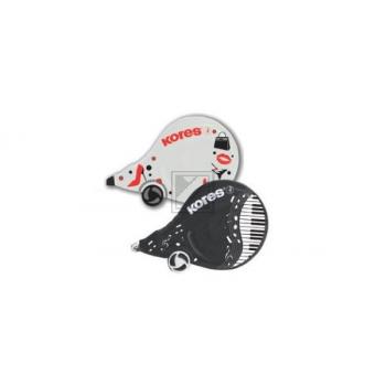 KORES SCOOTER BLACK & WHITE 4,2mmx8m 84972 Korrekturroller, farbig ass.