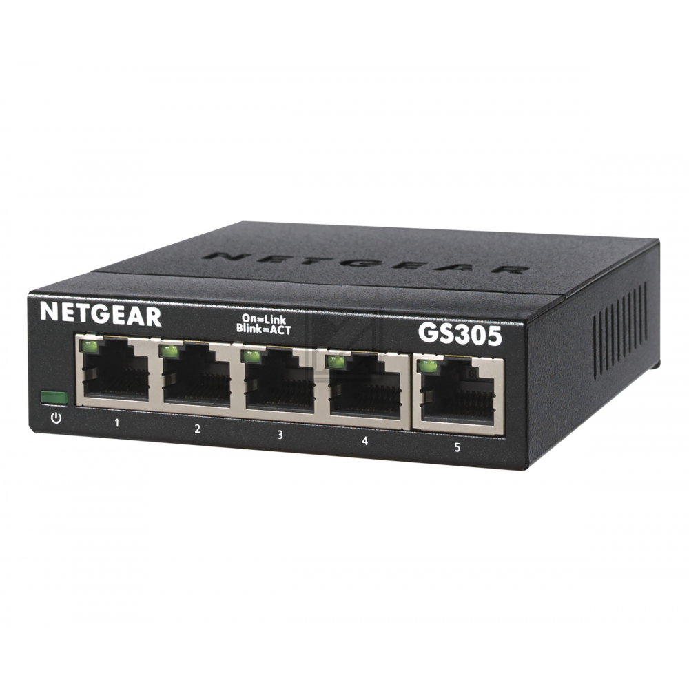 Netgear GS305-300PES 5-Port Switch, Metallgehäuse
