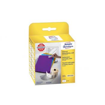 AVERY ZW. Universal-Etiketten 19x51mm AS0722550 weiss, Rolle 500 STück