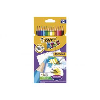 BIC Farbstifte Kids Aquacouleur 8575613 assortiert 12 Stück