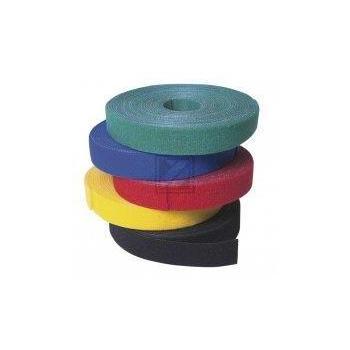 LogiLink Kabelbinder aus Klettband 4 m, blau