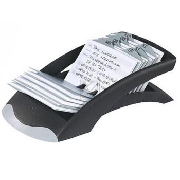 Durable Adresskartei Telindex Desk schwarz 245 x 131 x 67 mm