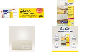 AZ Adress-Etiketten L7560-25 transparent Inh.525 63,5 x 38,1 mm Avery Zweckform