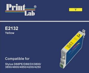 PrintLab Tintenpatrone gelb (E2132) ersetzt T0614