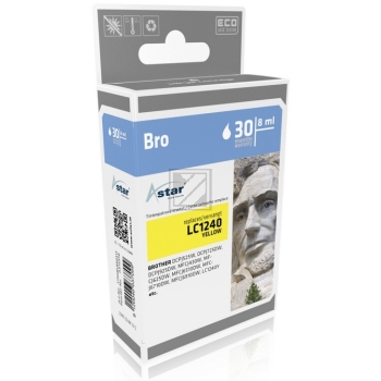 Astar Tintenpatrone gelb (AS15356) ersetzt LC-1240Y