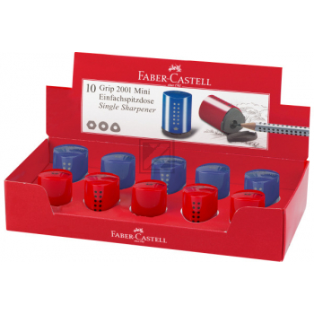 FABER-CA. Grip 2001 Mini Spitzer 183710 blau/rot