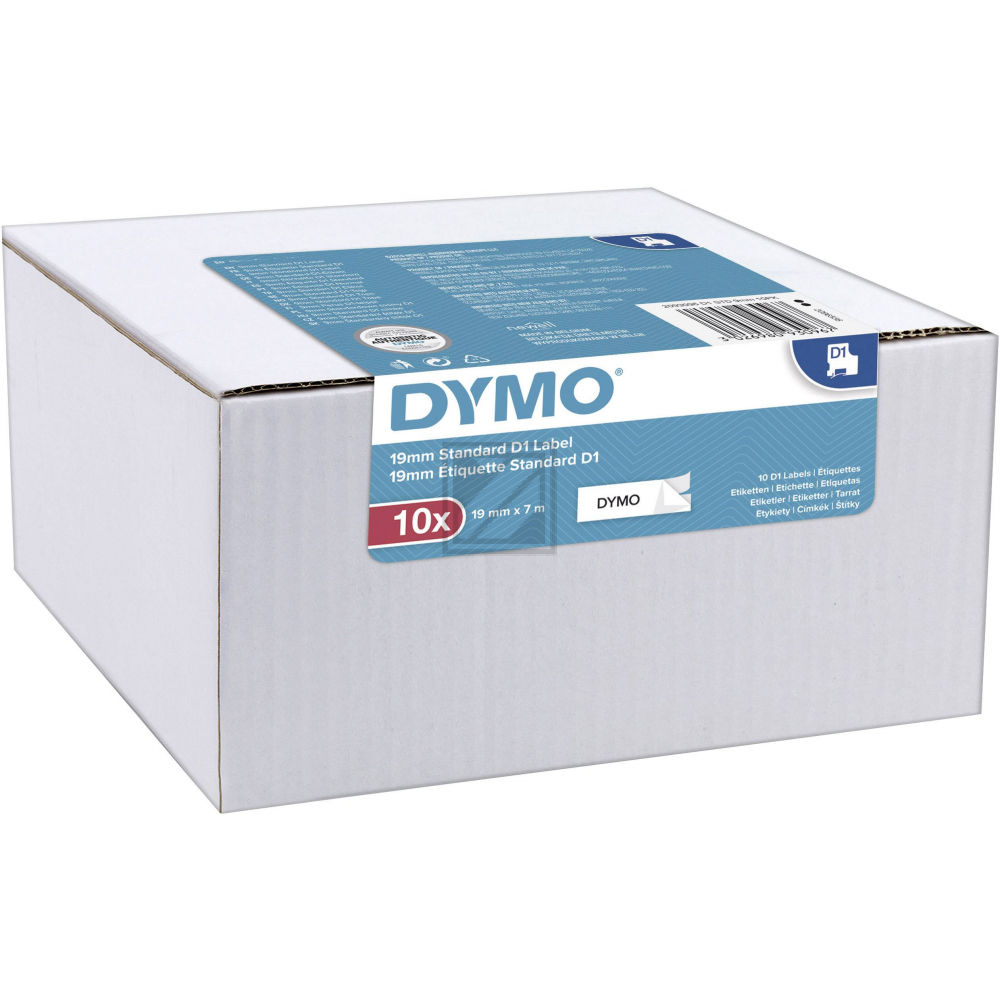 2093096 DYMO D1 9mm (10) SCHWARZ-WEISS