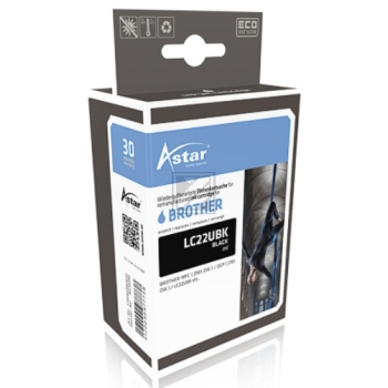 Astar Tintenpatrone schwarz (AS70046) ersetzt LC-22UBK