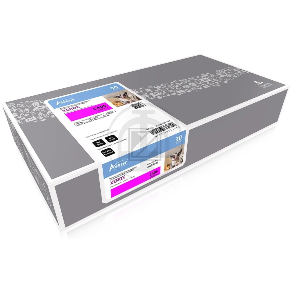 Astar Toner-Kit magenta (AA20301) ersetzt 106R03519