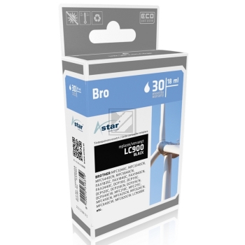 Astar Tintenpatrone schwarz (AS15901) ersetzt LC-900BK