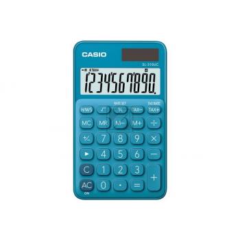 CASIO Taschenrechner SL310UCBU 10-stellig blau
