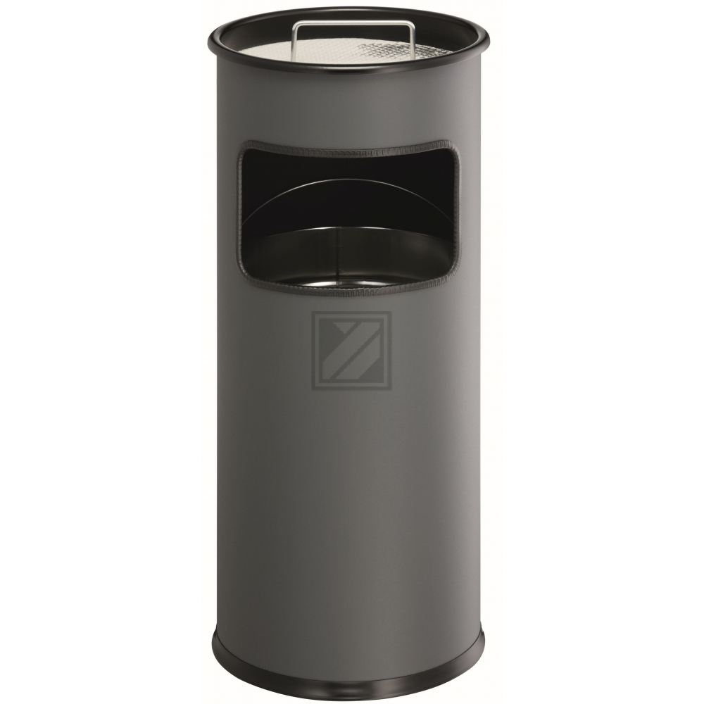 DURABLE Abfalleimer 333058 mit Ascher, 17L, anthrazit