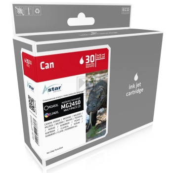 Astar Tintendruckkopf cyan/magenta/gelb, schwarz (AS46245) ersetzt PG-545, CL-546XL