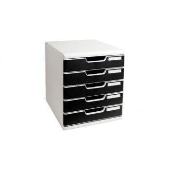 EXACOMPTA Schubladenbox grau 301014D 5 Fächer
