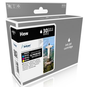 Astar Tintendruckkopf gelb, magenta, schwarz, cyan HC (AS46995) ersetzt 950XL, 951XL