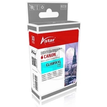 Astar Tintenpatrone pigmentiert cyan HC plus (AS70004) ersetzt CLI-581CXXL