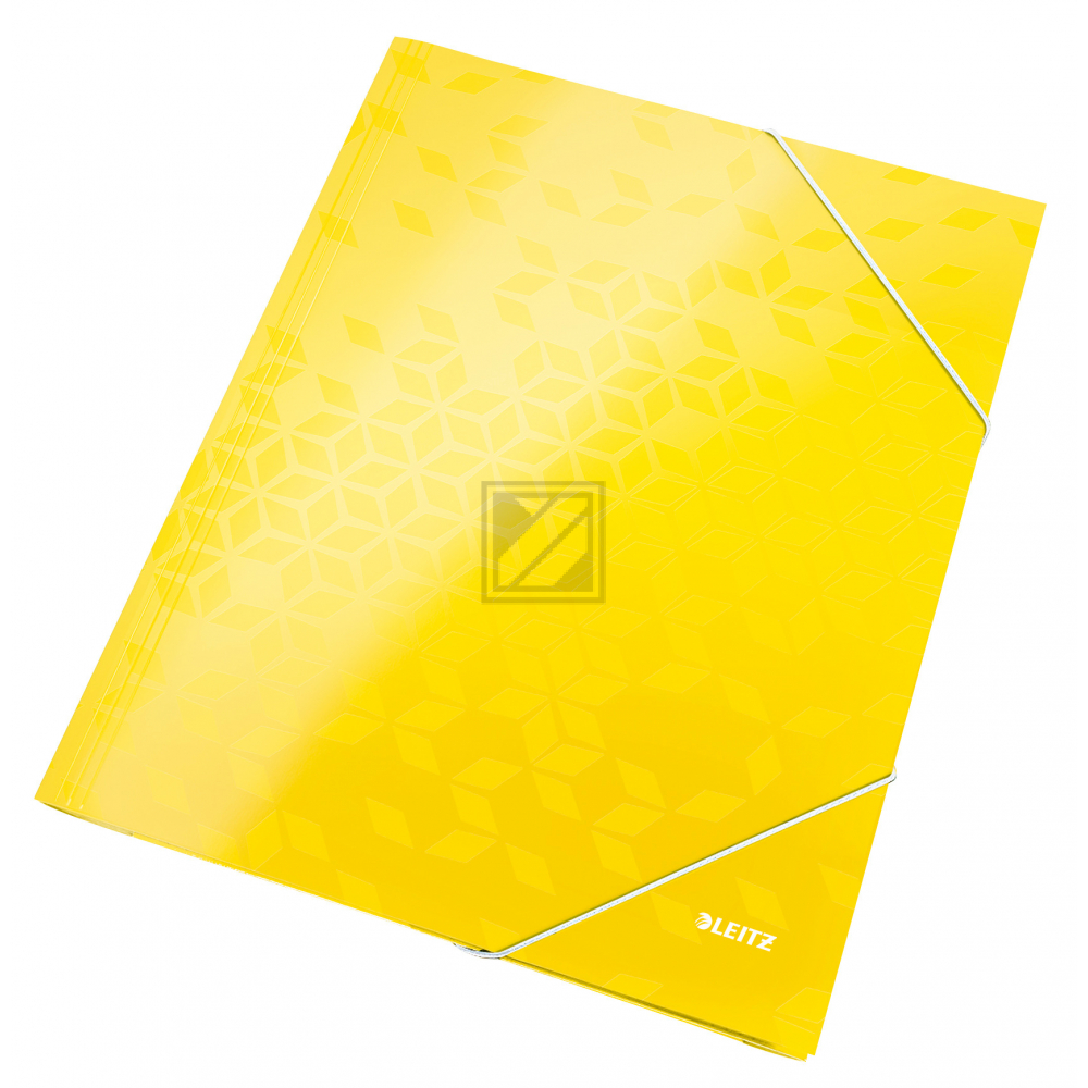 LEITZ Eckspannermappe WOW A4 39820016 gelb