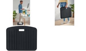 53690089 LEITZ Ergo Cosy Fussmatte rutschfest graphit
