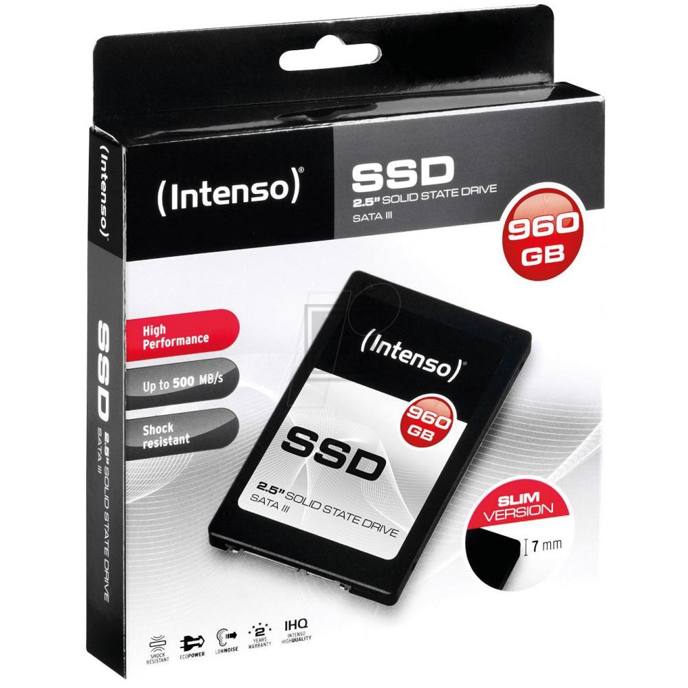 INTENSO 2.5 SSD FESTPLATTE INTERN 960GB 3813460 SATA III HIGH
