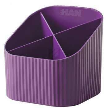 HAN Stifteköcher Re-LOOP N291638 lila 4 Fächer