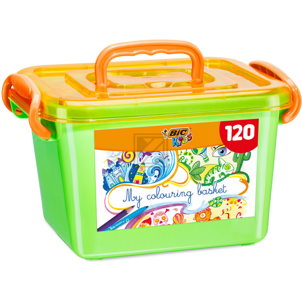 BIC Kids Colouring Box 9484261 120 Farben ass.