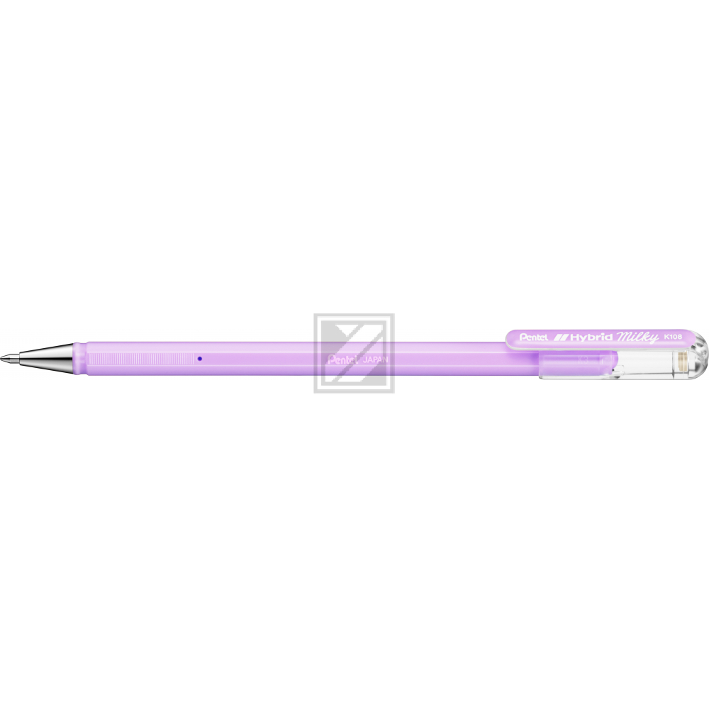 PENTEL Roller Hybrid Metal 0.8mm K108-PV pastell violett