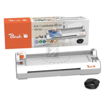 PBP350 PEACH 6IN1 LAMINATOR+TRIMMER A4 511096 inkl. Rollenschneider u. Folien