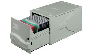 Durable Multimedia-Box I für 26 CDs 16,5 x 19,5 x 32,5 cm grau (525610)
