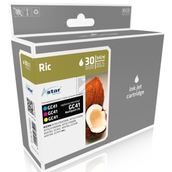 Astar Gel-Kartusche gelb, magenta, cyan (AS46541) ersetzt GC-41CH, GC-41MH, GC-41YH