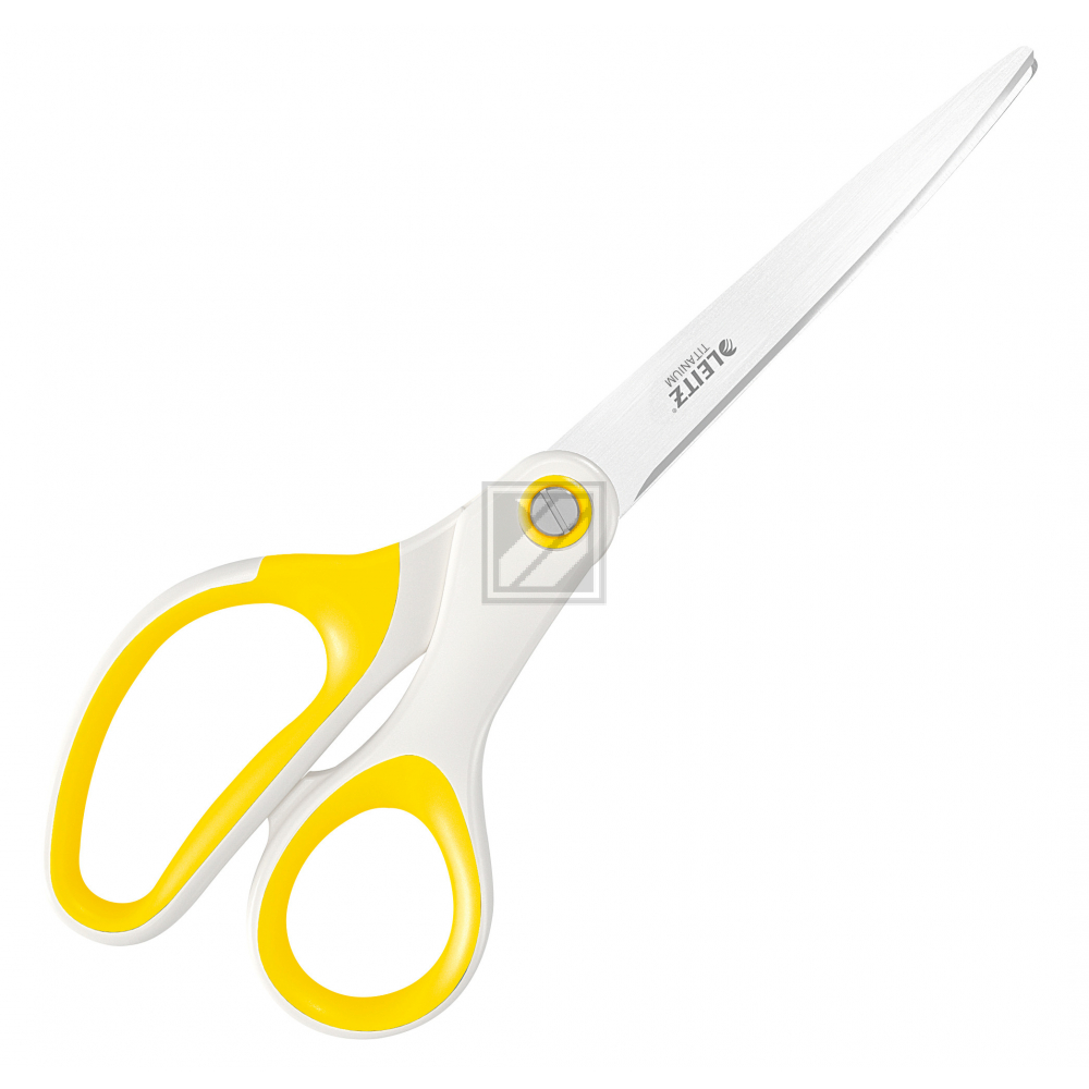 LEITZ Titan Schere WOW 53192016 weiss/gelb 20.5cm