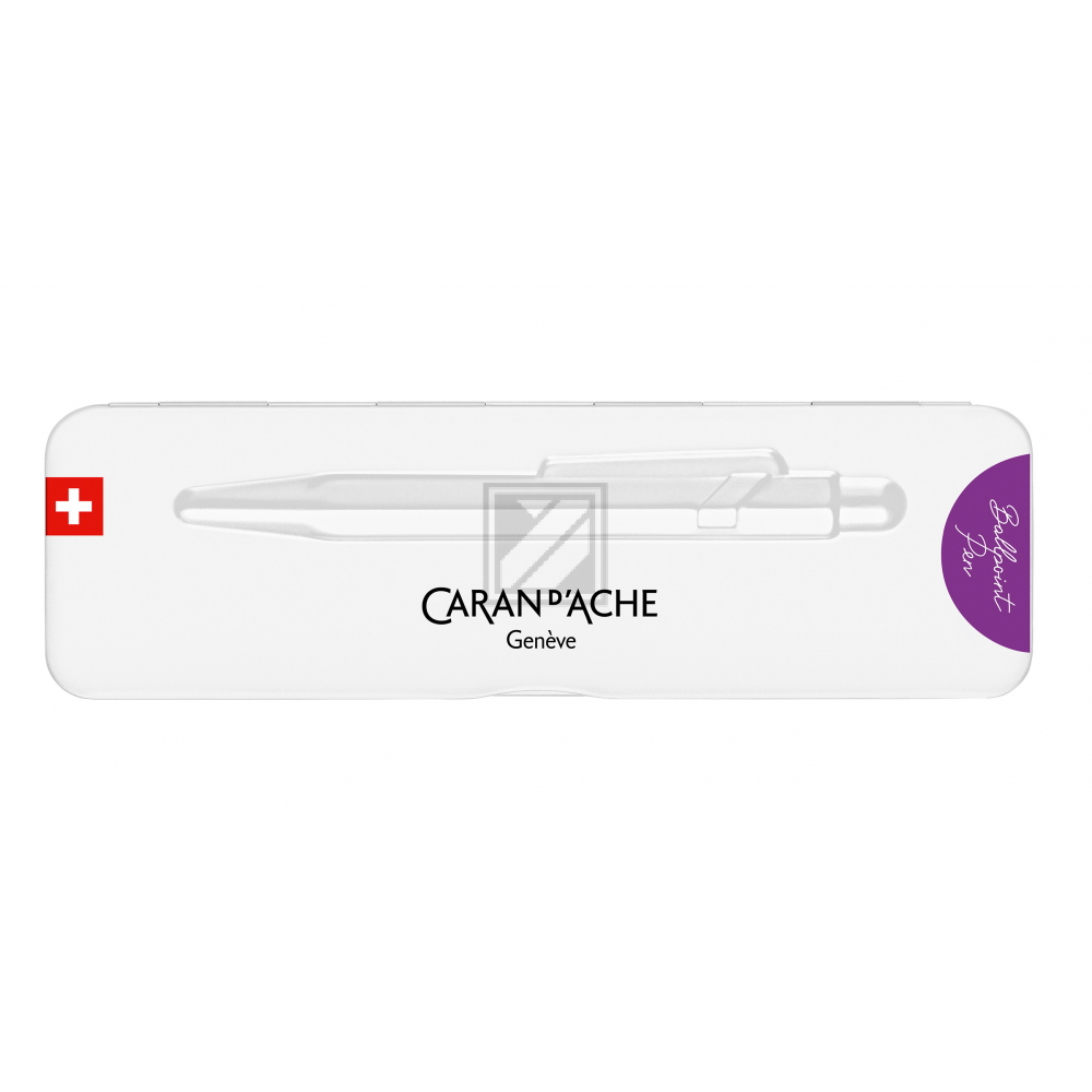 CARAN D'A Kugelschreiber 849 Colormat-X 849.605 violet, Slimpack