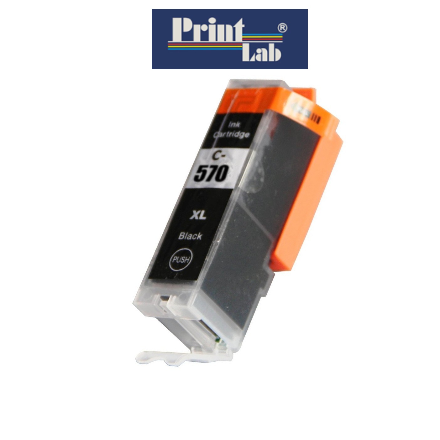 PrintLab Tintenpatrone schwarz HC (C1190) ersetzt CLI-571XLBK