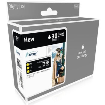 Astar Tintenpatrone 3 x gelb (AS46136) ersetzt 711