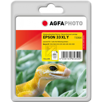 Agfaphoto Tintenpatrone gelb HC (APET336YD) ersetzt T3364