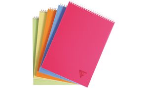 CF Spiralblock A4 kariert Inh.80 Blatt 90 g/qm Clairefontaine