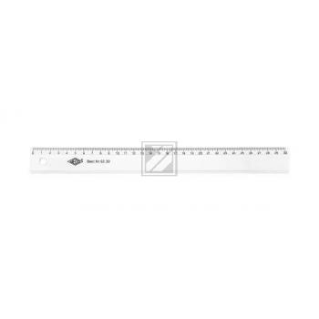WEDO Massstab Kunststoff 30cm 5230 transparent