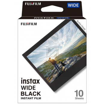 Fujifilm Thermo-Papier-Rolle Instax Wide Film schwarz (‎16745028)