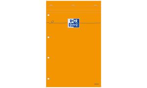 Oxford Notizblock, 210 x 315, kariert, 80 Blatt, orange