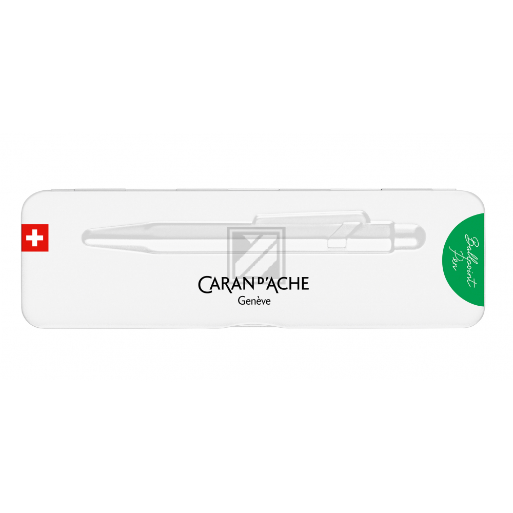 CARAN D'A Kugelschreiber 849 Colormat-X 849.734 grün, Slimpack