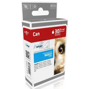Astar Tintenpatrone cyan (AS15934) ersetzt CLI-521C