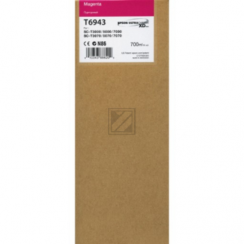 Epson Tintenpatrone magenta HC plus (C13T69430N, T6943)