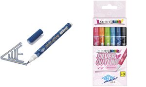 WEDO Marker Silver+Outline 1-2mm 252600699 Set 6 Stück