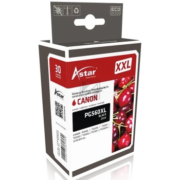 Astar Tintenpatrone schwarz HC (AS70722) ersetzt PG-560XL