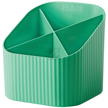 HAN Stifteköcher Re-LOOP N291658 Jade grün 4 Fächer