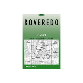 SWISSTOPO Landkarte 277 Roveredo 1:50'000
