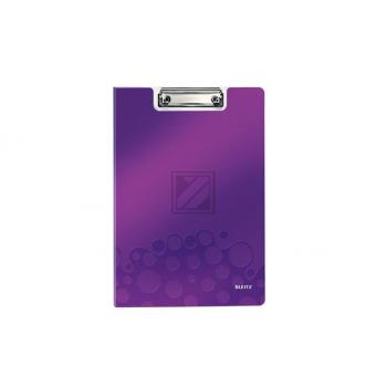 LEITZ Klemmmappe WOW A4 41990062 violett metallic